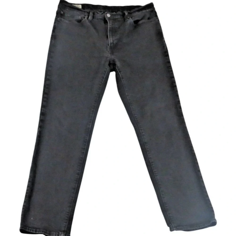 Levi Strauss Levis Premium 511 Slim Fit Black Jeans Denim 36x32 Big E Fabric Men